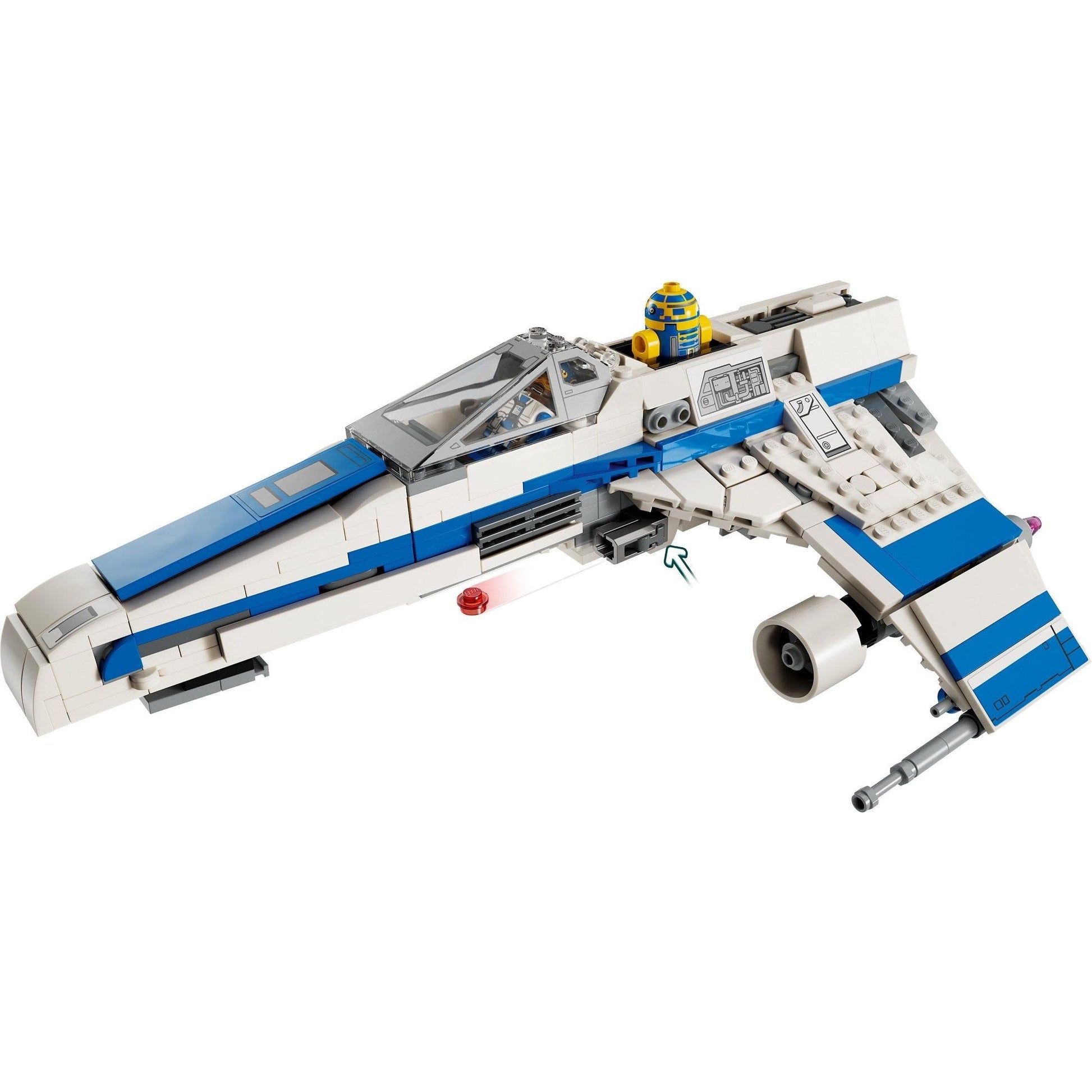 E-wing de la Nouvelle République contre le chasseur stellaire de Shin Hati | Star Wars | 75364