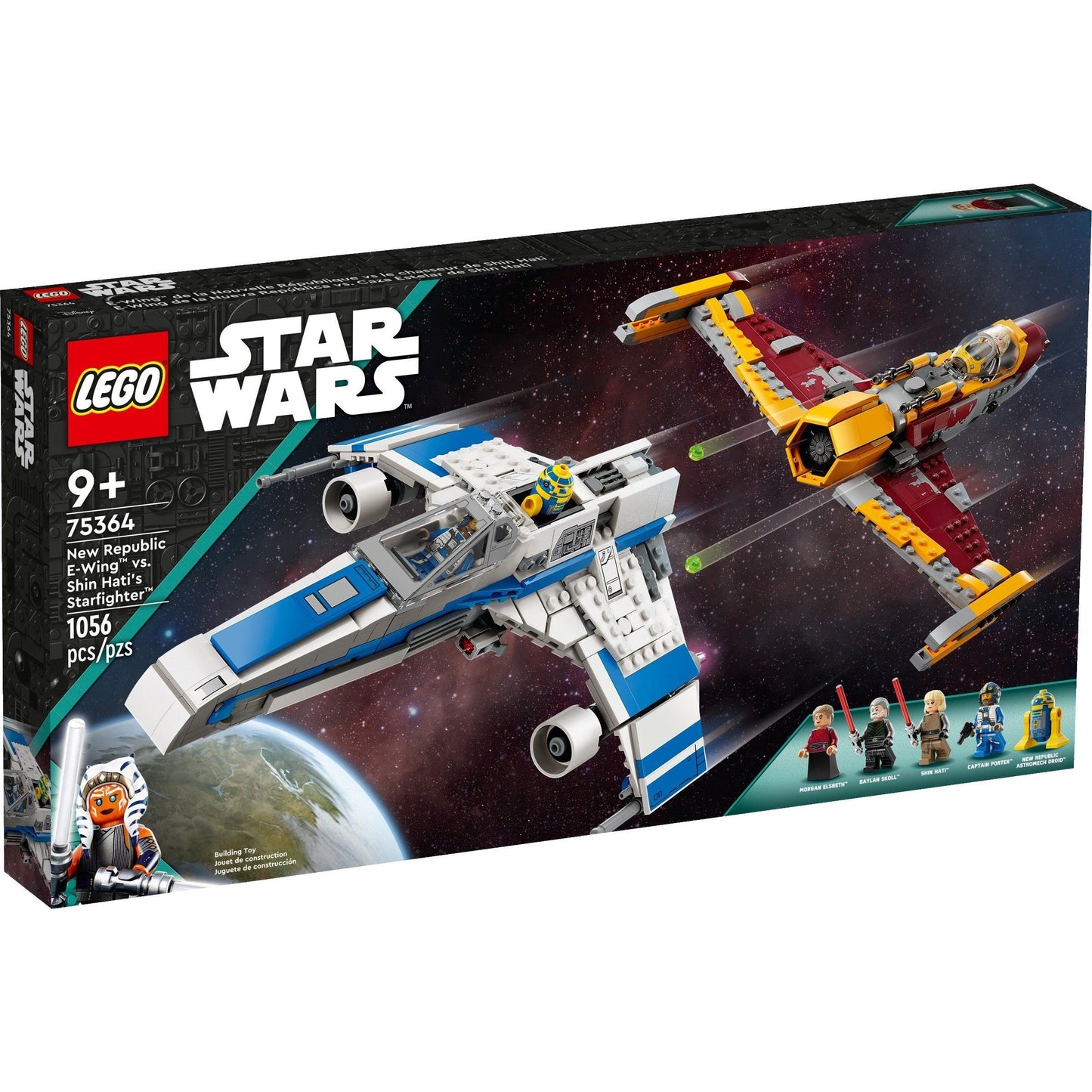 New Republic E-wing vs. Shin Hati's Starfighter | Star Wars | 75364