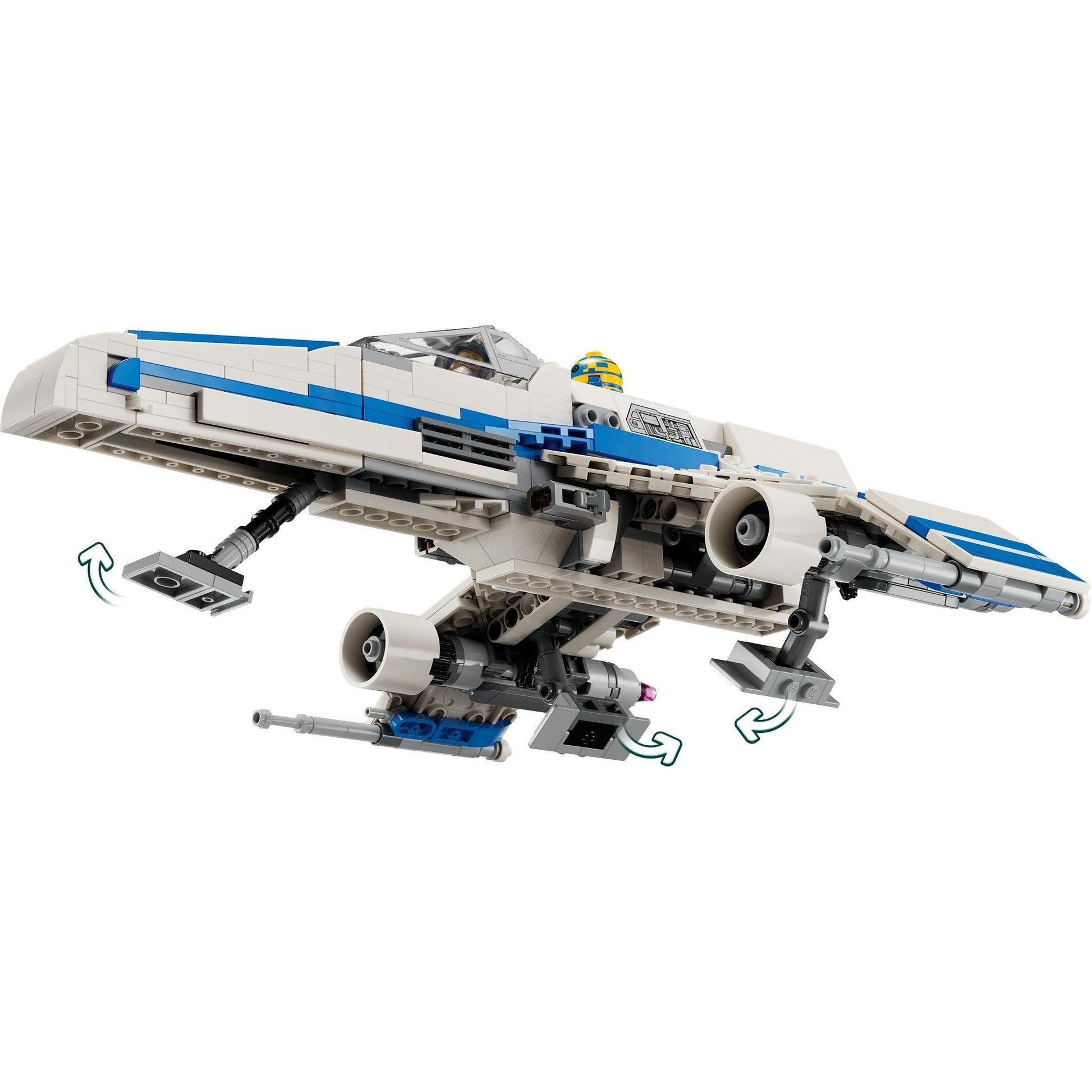 E-wing de la Nouvelle République contre le chasseur stellaire de Shin Hati | Star Wars | 75364