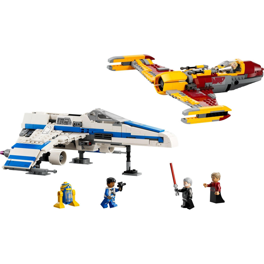 E-wing de la Nouvelle République contre le chasseur stellaire de Shin Hati | Star Wars | 75364