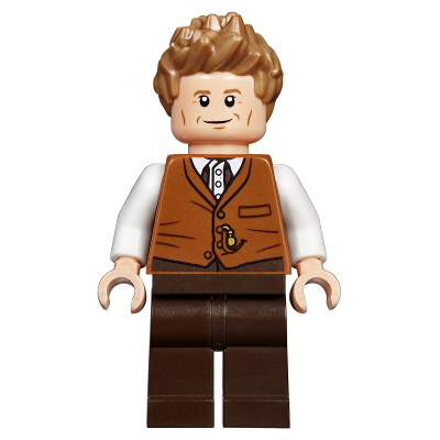 Newt Scamander - Dark Orange Vest | hp165