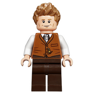 Newt Scamander - Dark Orange Vest | hp165