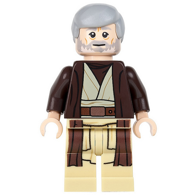 Obi-Wan Kenobi (Manteau à capuche marron foncé) | sw0552