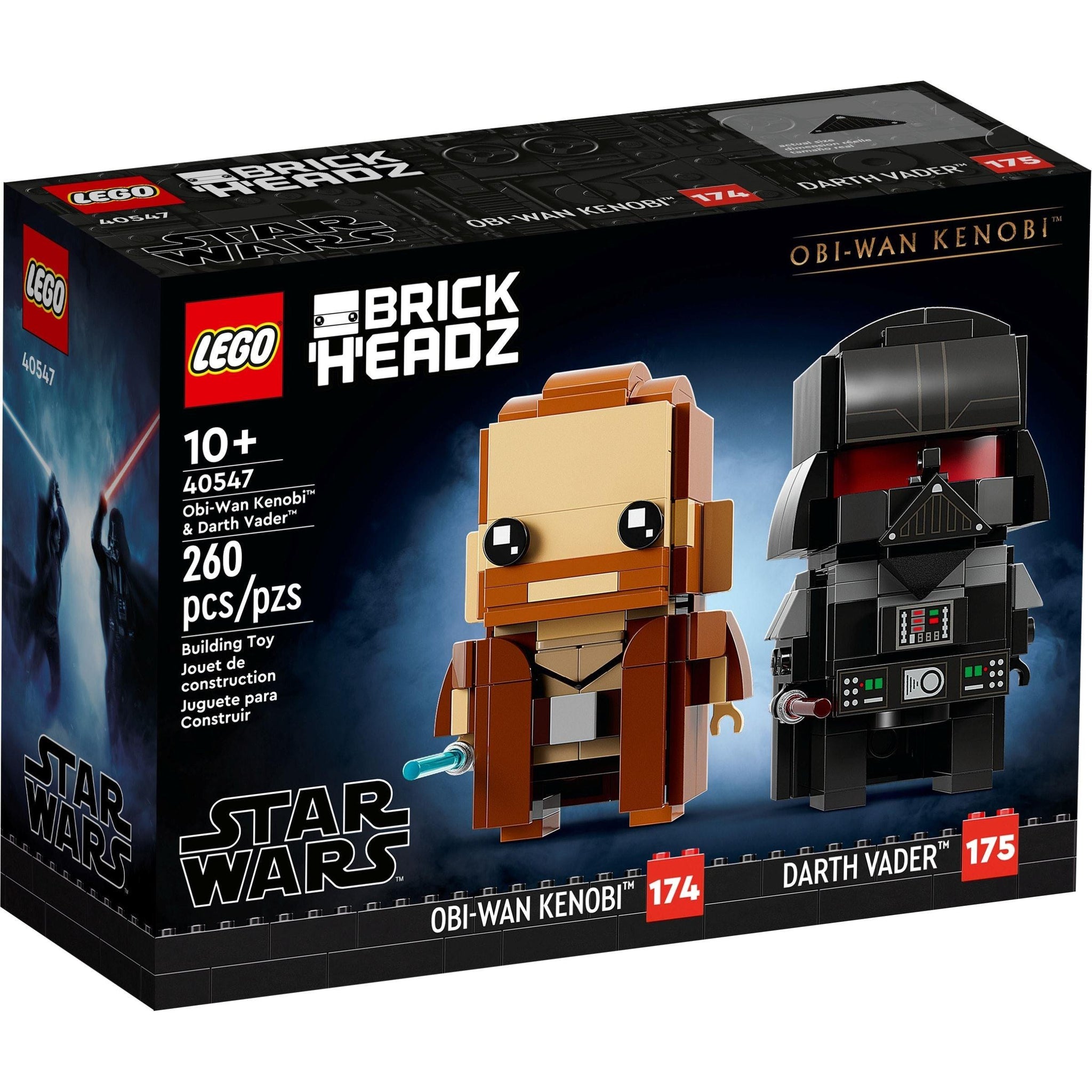 Obi-Wan Kenobi & Darth Vader | BrickHeadz | 40547