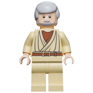 Obi-Wan Kenobi - Old, Light Nougat, White Pupils | sw0274