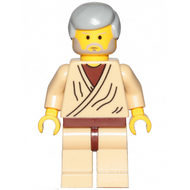 Obi-Wan Kenobi (Old with Light Bluish Gray Hair - 20th Anniversary Torso) | sw1069