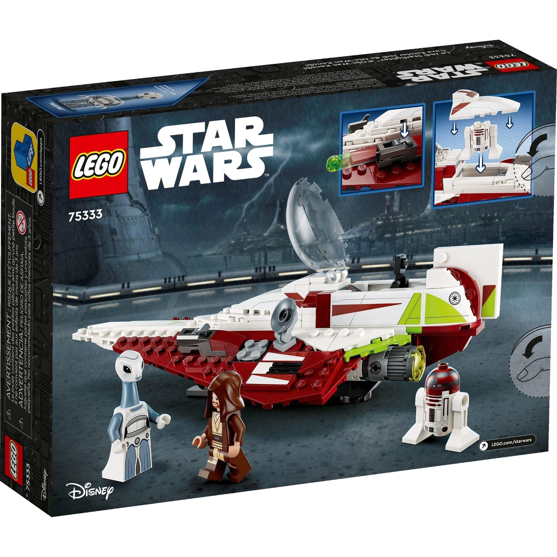 Obi-Wan Kenobi's Jedi Starfighter | Star Wars | 75333