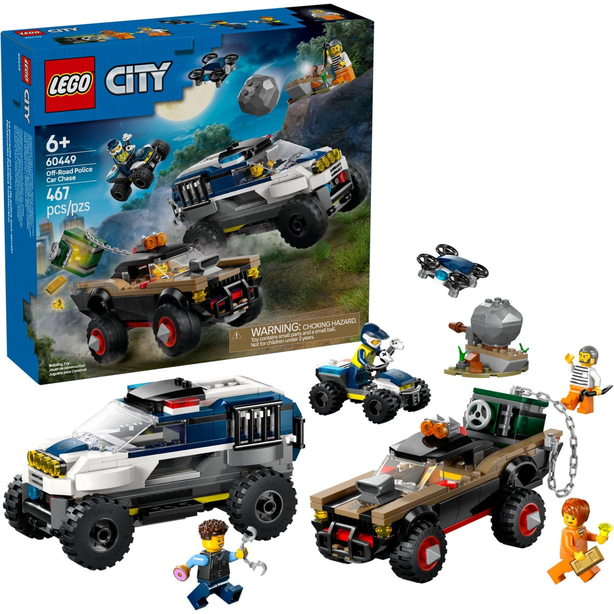 Off-Road Police Car Chase | City | 60449