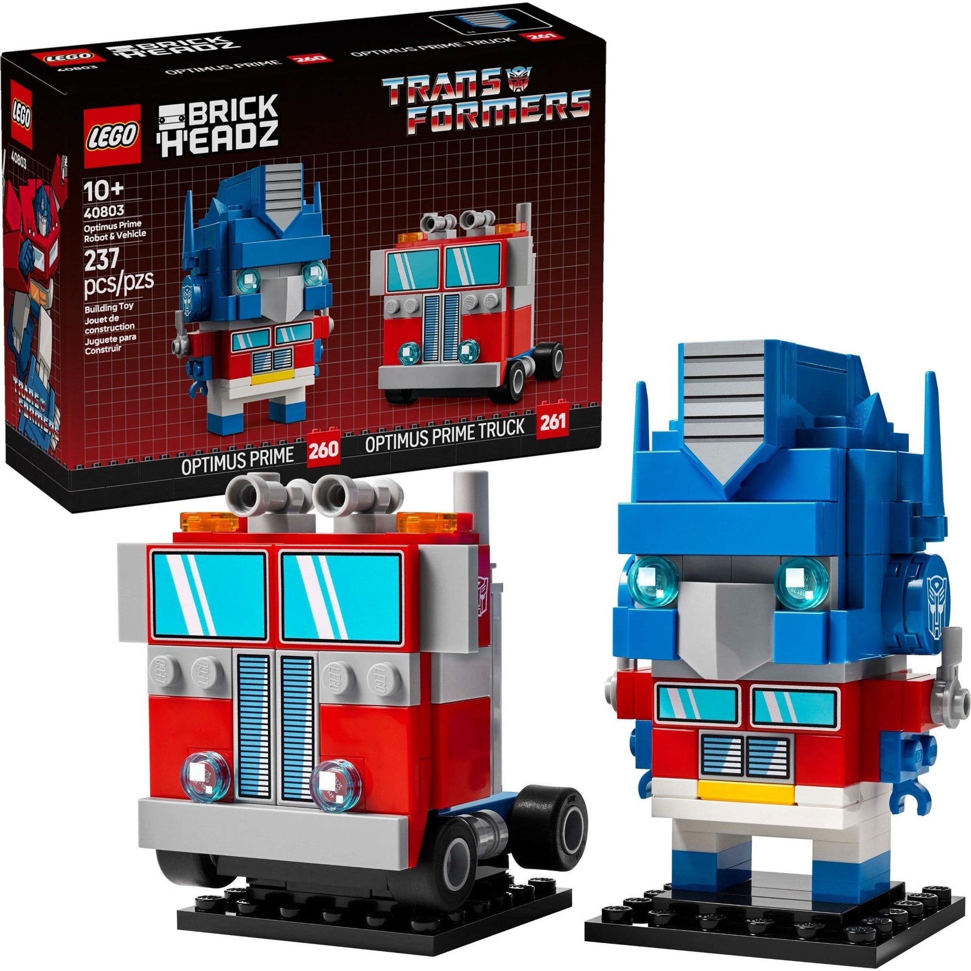 Robot et véhicule Optimus Prime | BrickHeadz | 40803