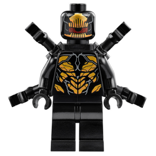 Outrider - Extended Arms, Torso with Long Dark Bluish Gray Tips at Neck | sh0505