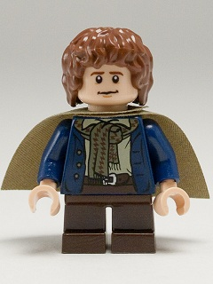 Peregrin Took (Pippin) - Dark Blue Jacket, Olive Green Cape | lor012