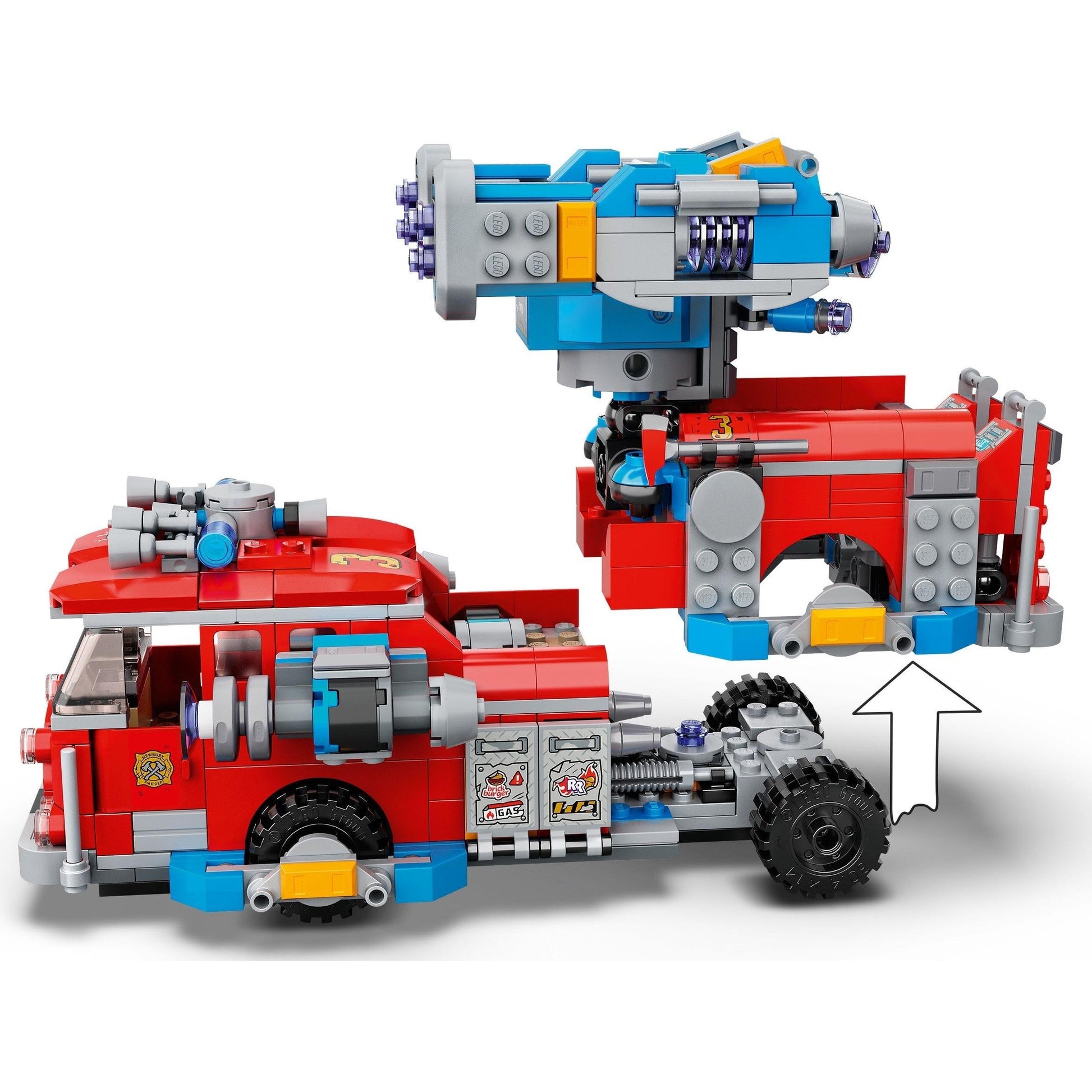 Camion de pompiers Phantom 3000 | Côté caché | 70436