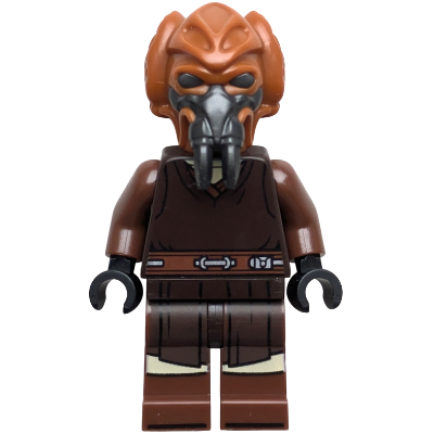 Plo Koon - Dark Brown Robe, Tan Shirt, Printed Legs | sw1414