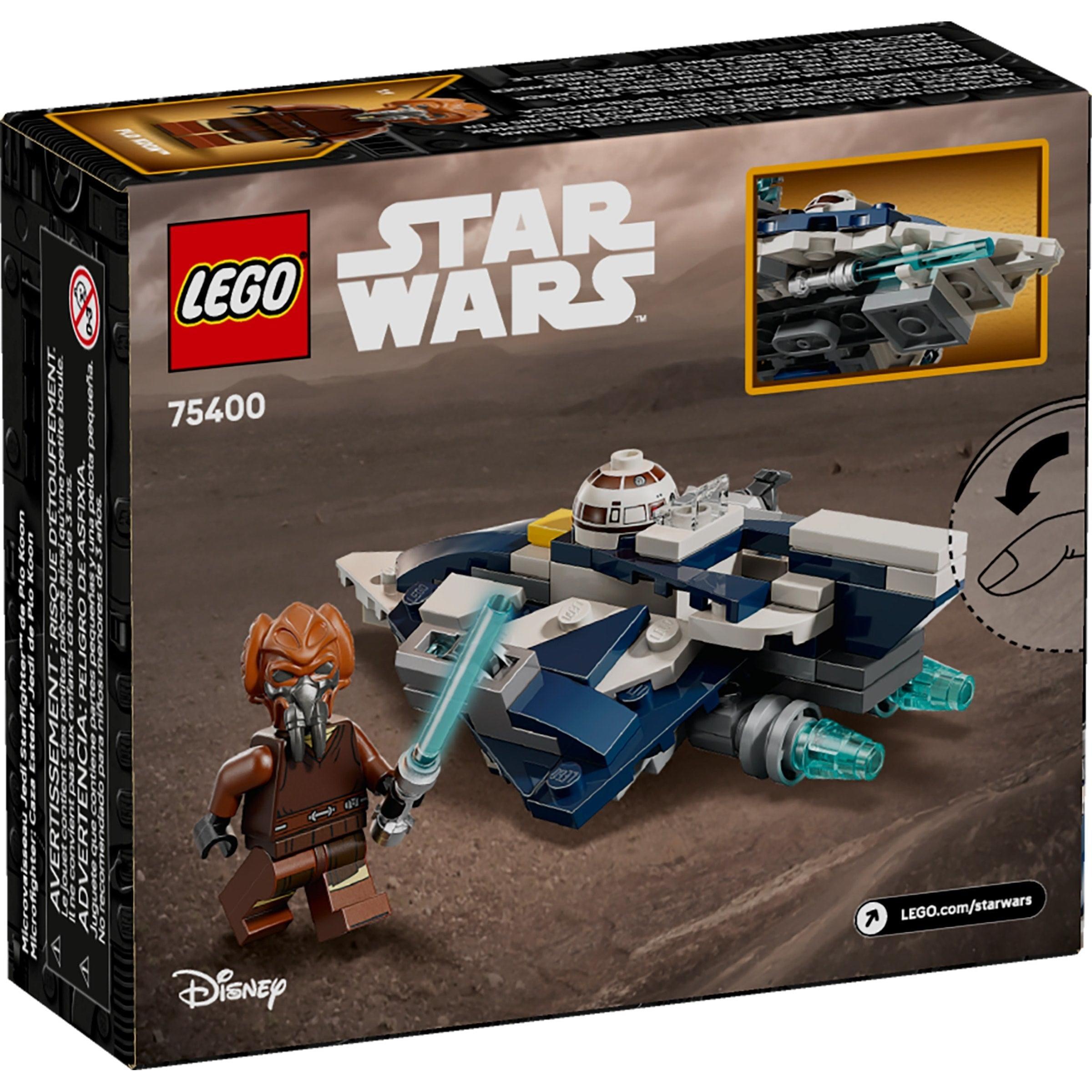 Plo Koon's Jedi Starfighter Microfighter | Star Wars | 75400