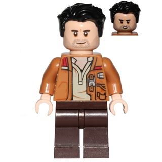 Poe Dameron (Medium Nougat Jacket, Hair) | sw0737