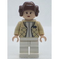 Princesse Leia - Tenue de Hoth, cheveux lisses avec chignons | sw0113a
