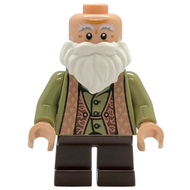 Professor Filius Flitwick - Olive Green Suit, Dark Brown Short Legs | hp536