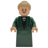 Professor Minerva McGonagall - Dark Green Robe, Plain Skirt, Dark Tan Hair | hp540