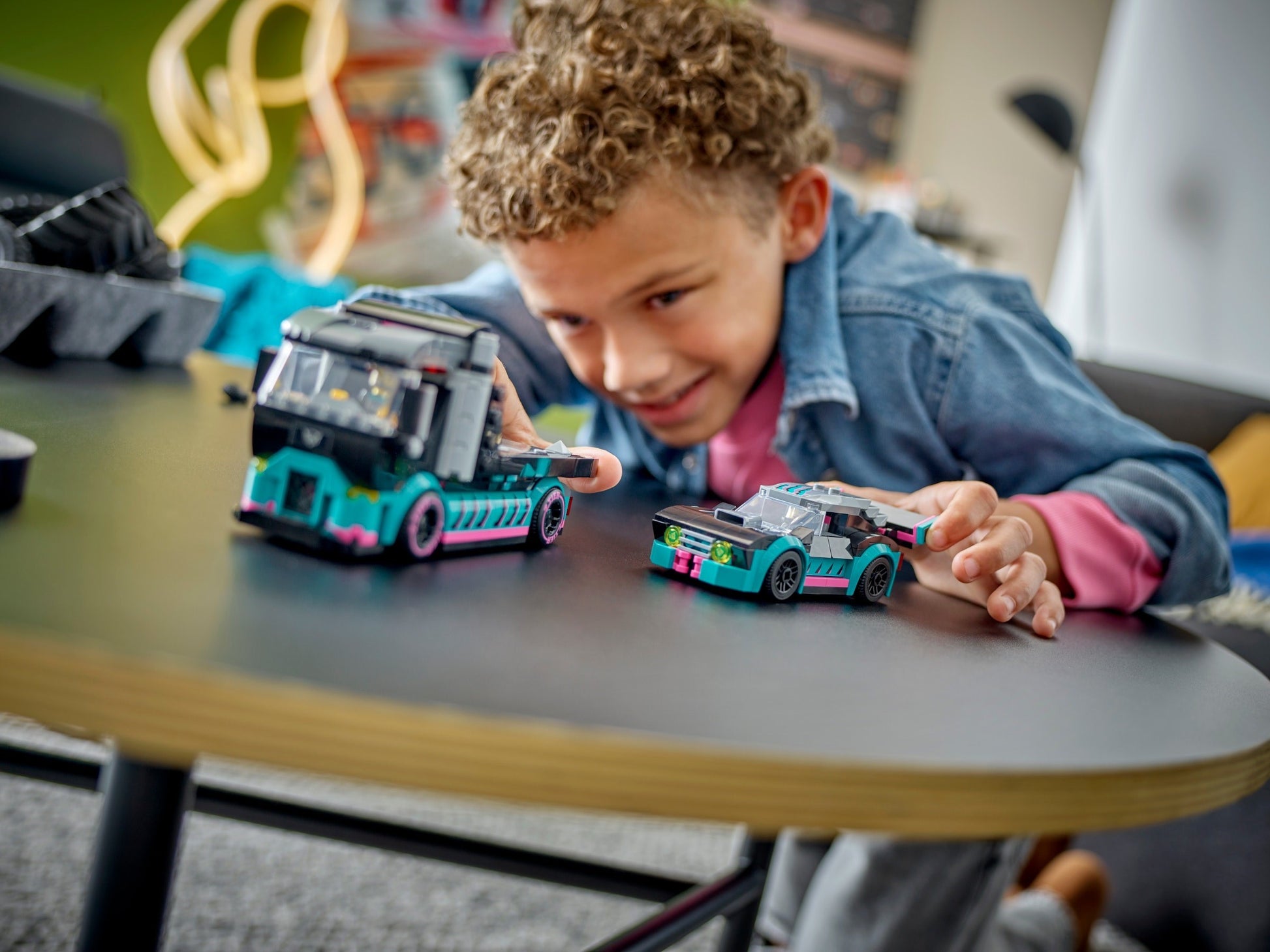 Race Car and Car Carrier Truck | City | 60406