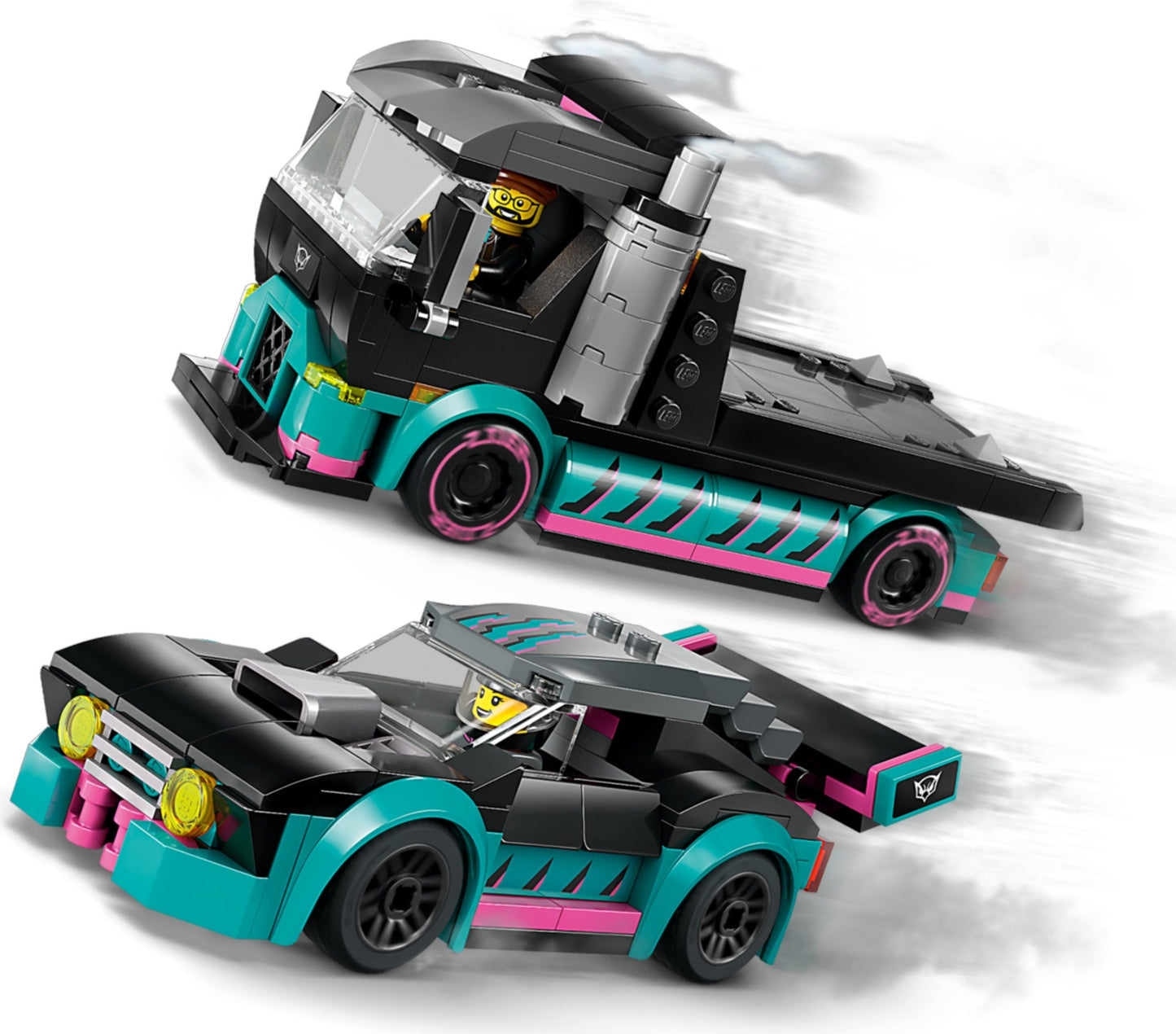 Race Car and Car Carrier Truck | City | 60406