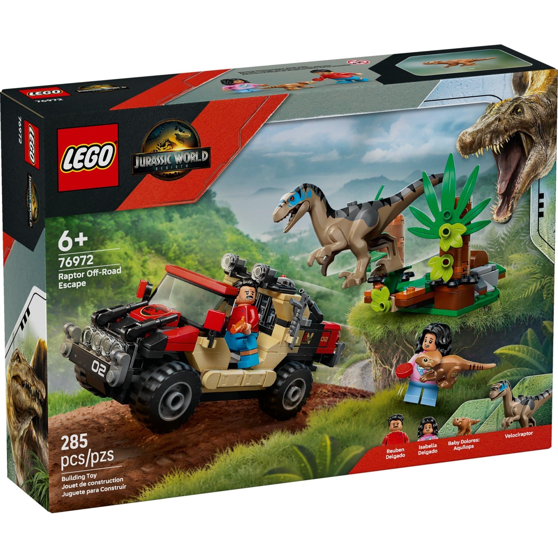 Raptor Off-Road Escape | Jurassic World | 76972