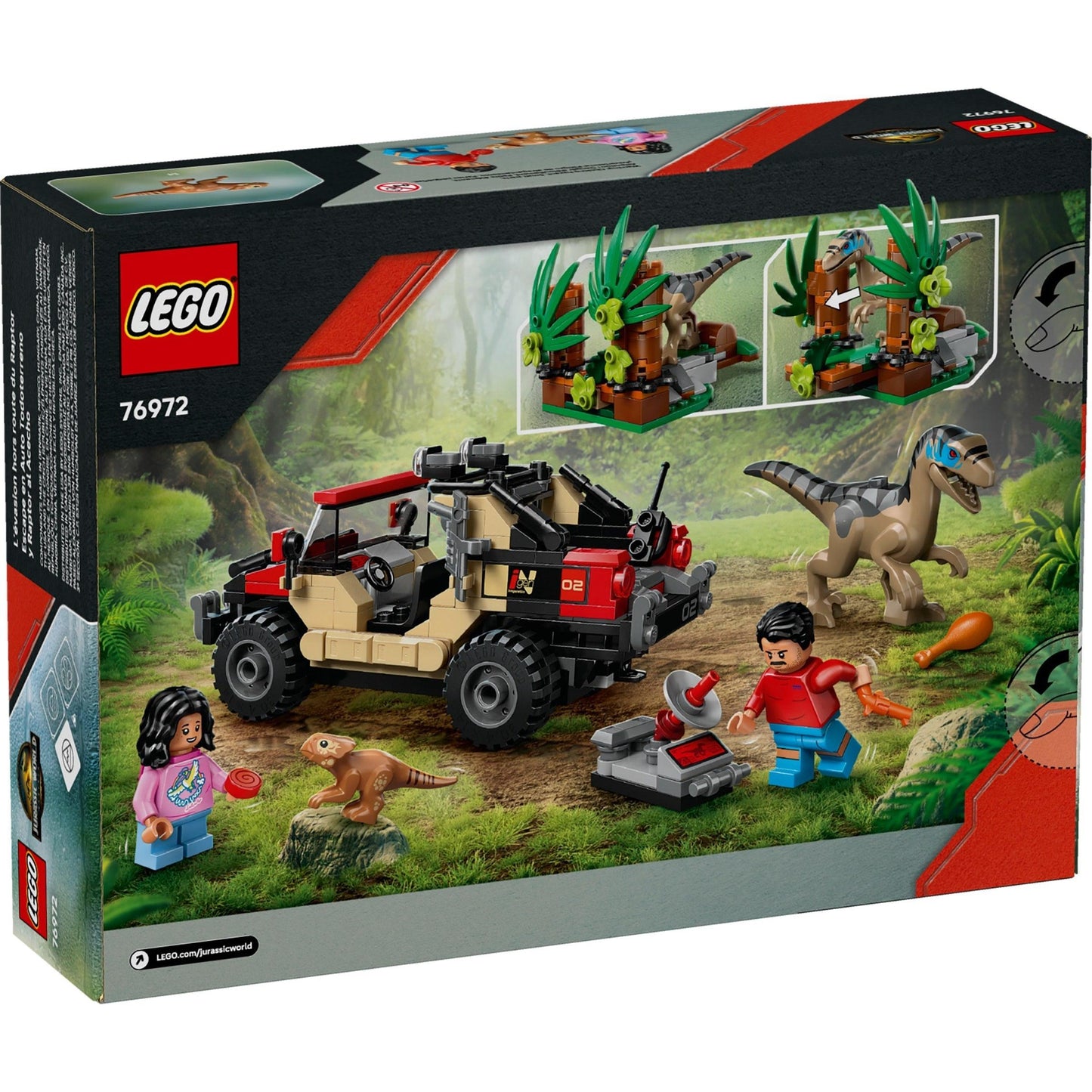 Raptor Off-Road Escape | Jurassic World | 76972