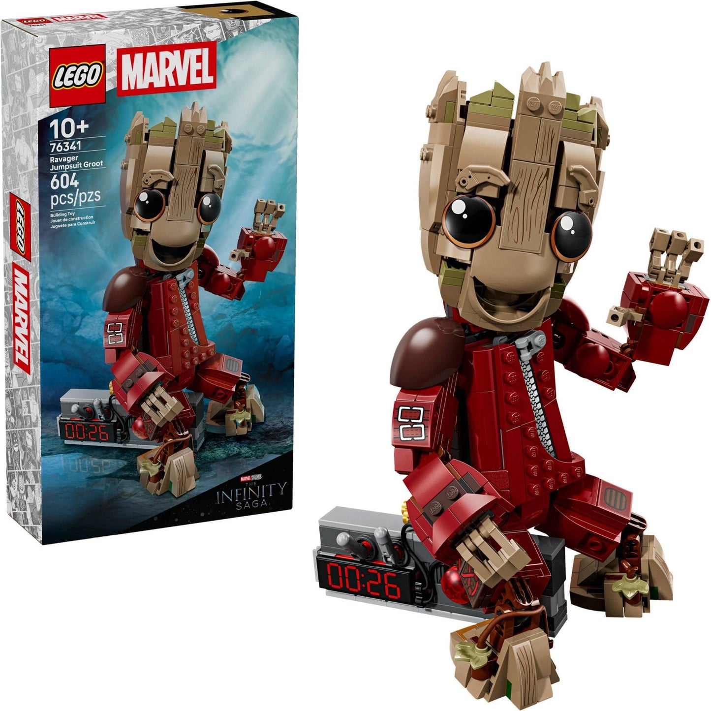 Ravager Jumpsuit Groot | Marvel Super Heroes | 76341