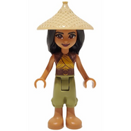Raya - Tan Conical Hat, Yellow Top, Medium Nougat Boots | dp118