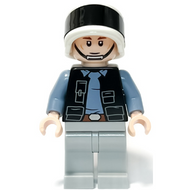 Rebel Fleet Trooper - Male, Vest with Pockets, Black Neck, Reddish Brown Eyebrows | sw1285