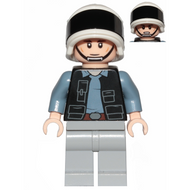 Soldat de la flotte rebelle - Homme, gilet à poches, col couleur nougat clair | sw0995