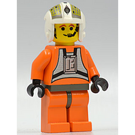 Y-wing de pilote rebelle (Jon « Dutch » Vander, chef d'escadrille) - Tête jaune, hanches gris foncé | sw0033