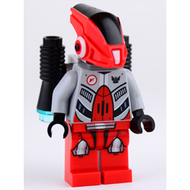 Robot rouge acolyte avec jetpack | gs006