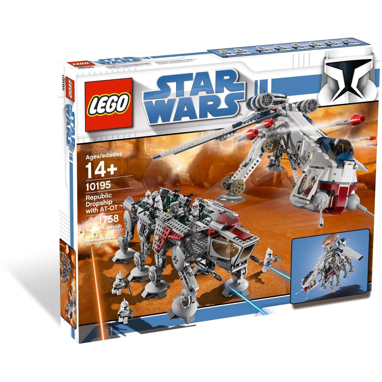Republic Dropship with AT-OT | Star Wars | 10195