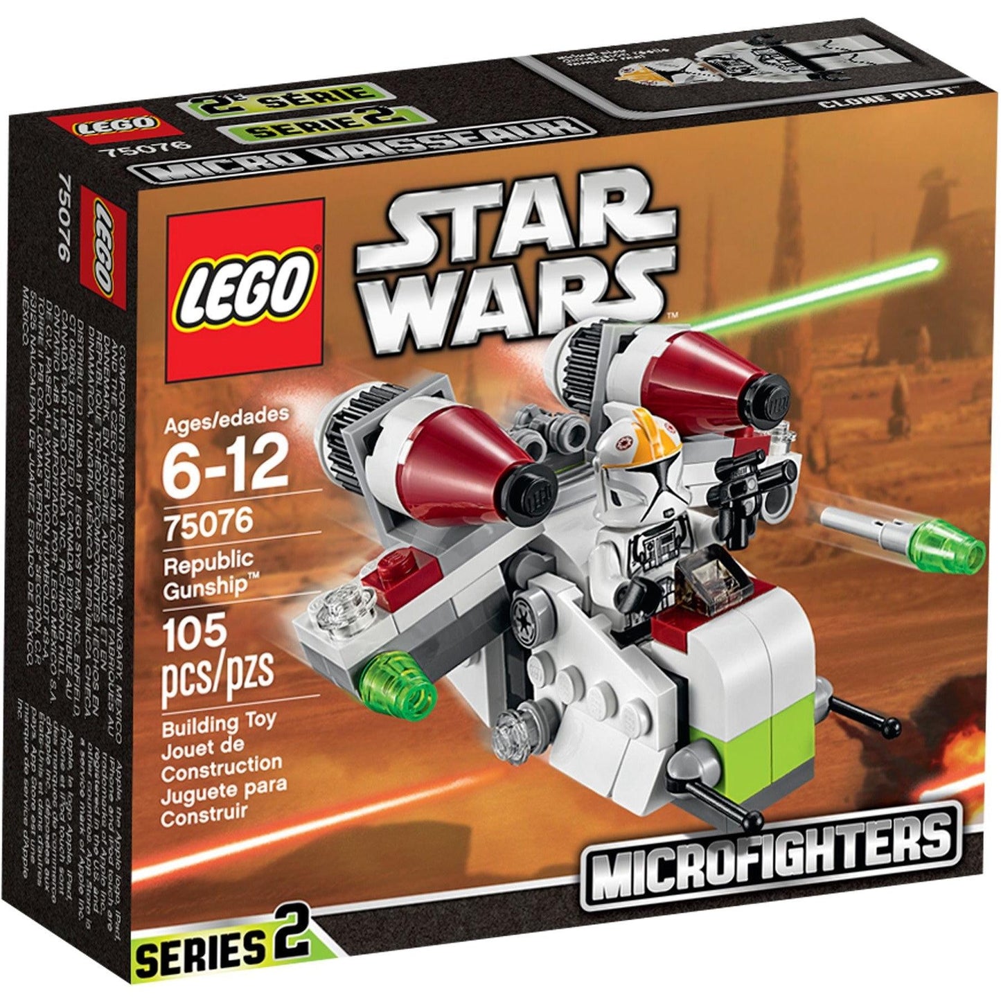 Republic Gunship | Star Wars | 75076