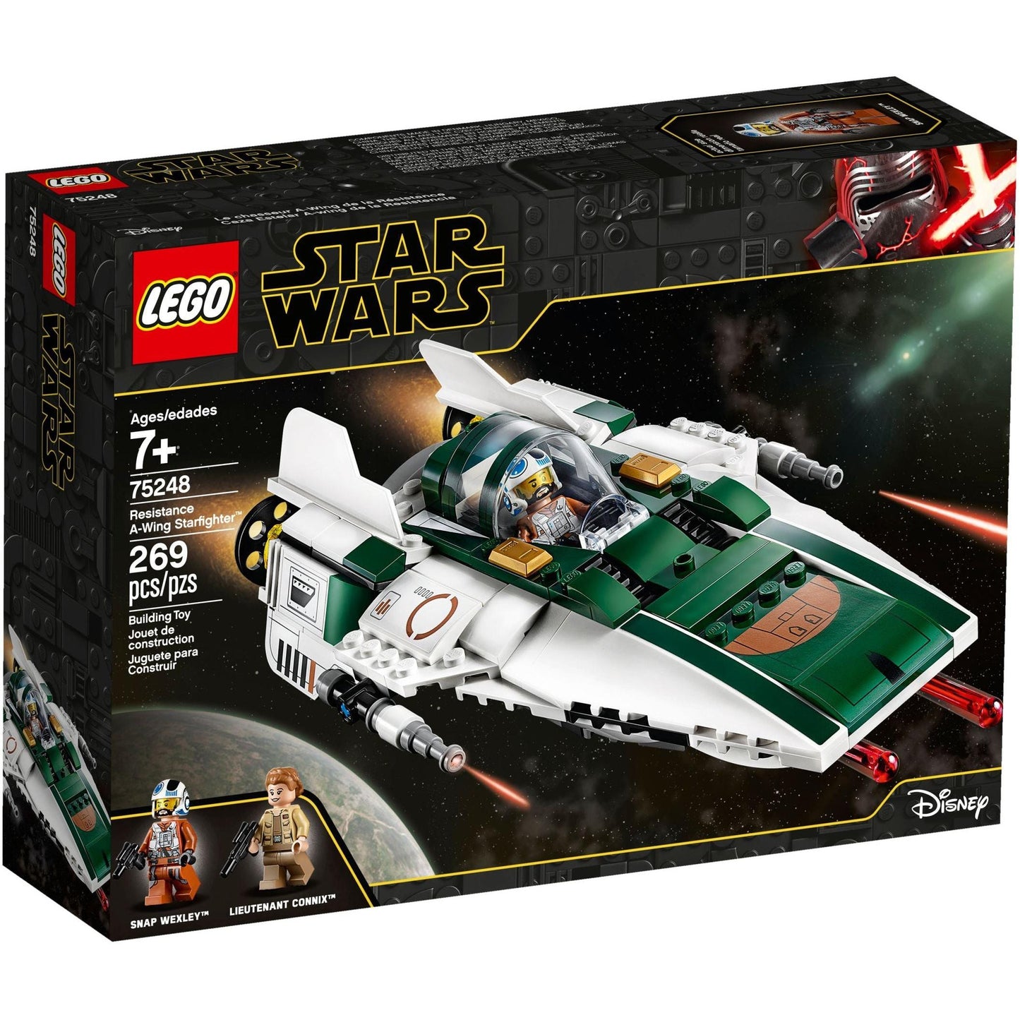 Resistance A-wing Starfighter | Star Wars | 75248
