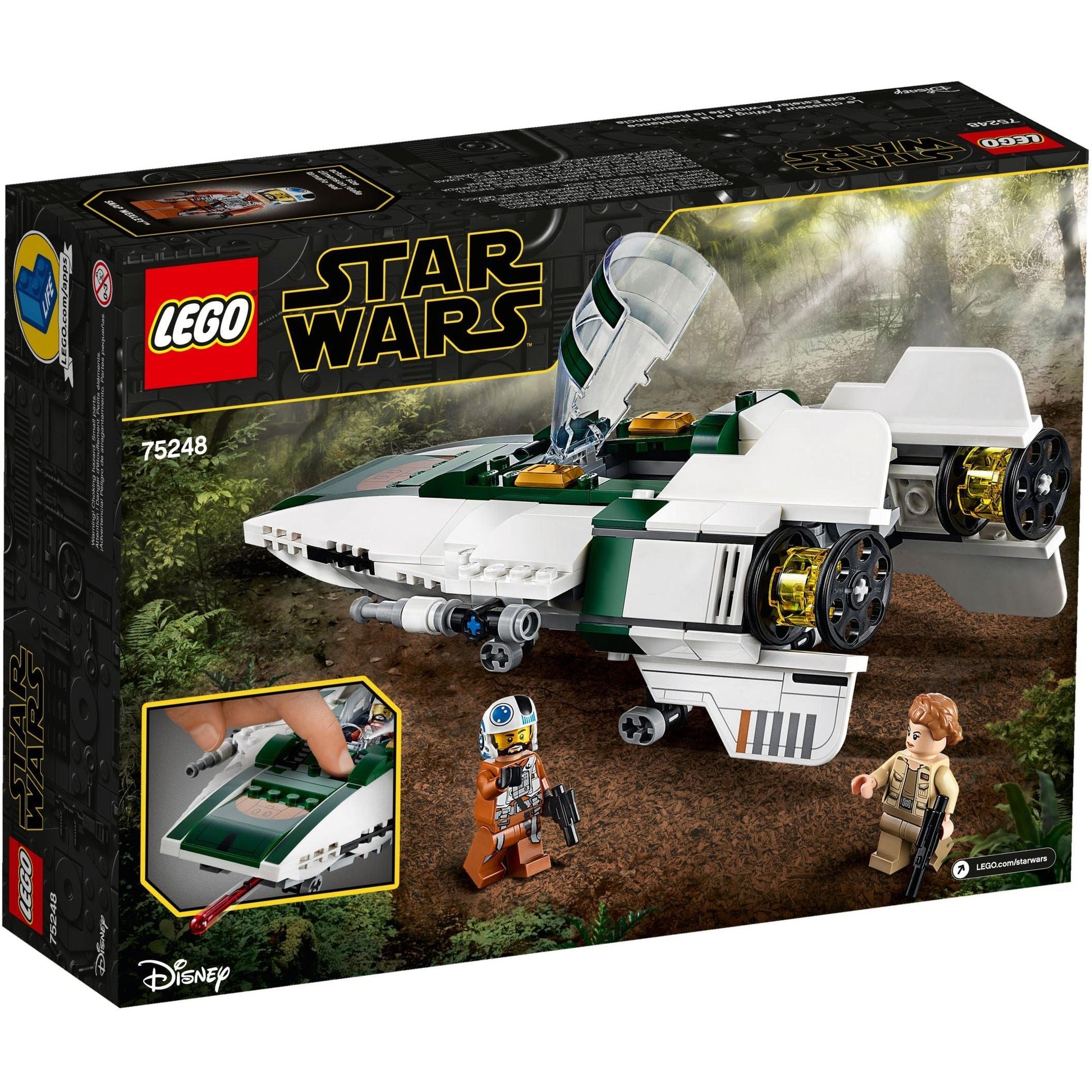 Resistance A-wing Starfighter | Star Wars | 75248