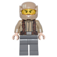 Resistance Trooper - Dark Tan Jacket, Frown, Cheek Lines | sw0720