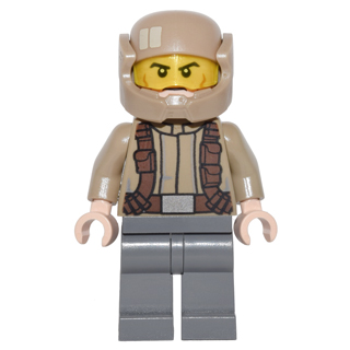 Soldat de la Résistance - Veste beige foncé, froncement de sourcils, rides des joues | sw0720