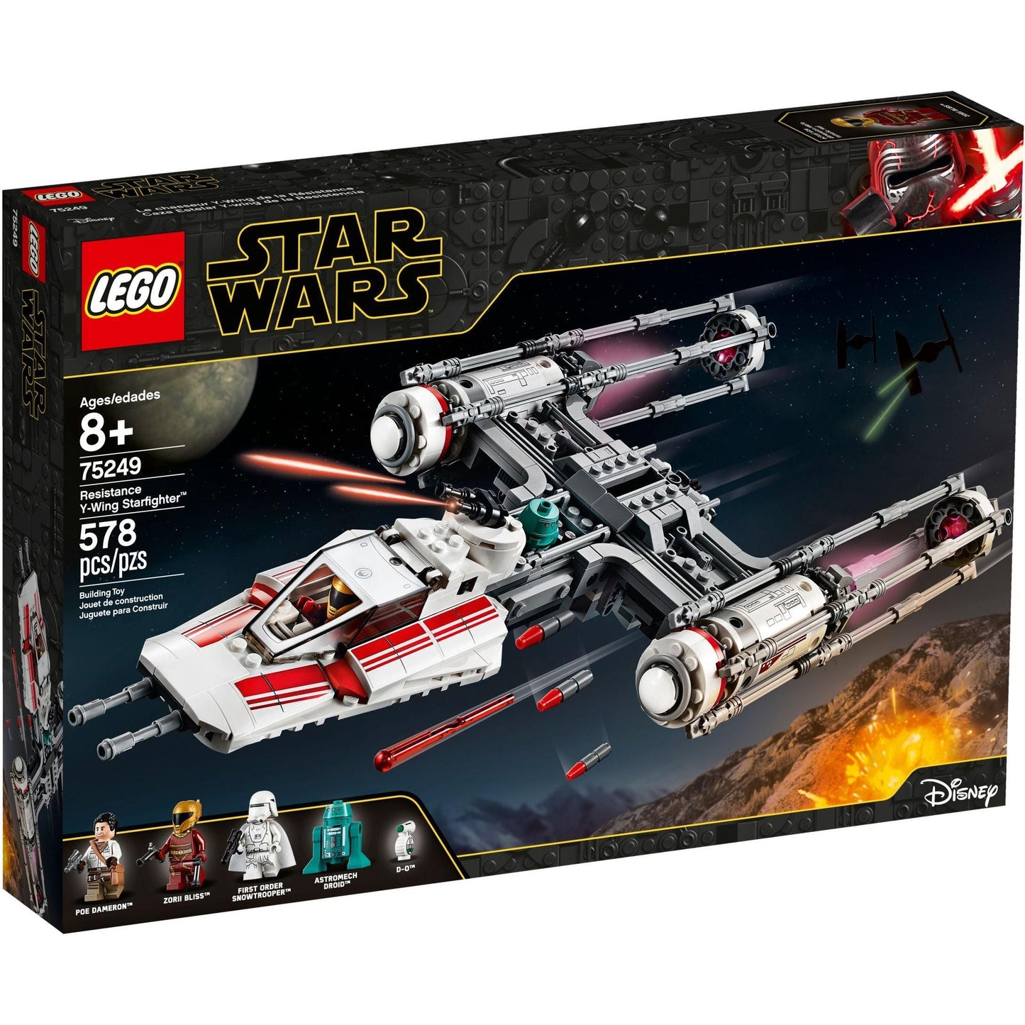 Resistance Y-wing Starfighter | Star Wars | 75249