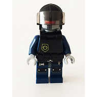 Robo SWAT - Casquette d'aviateur, gilet pare-balles | tlm069