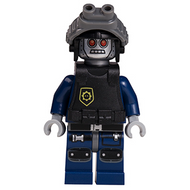 Robo SWAT - Casquette d'aviateur avec lunettes, gilet pare-balles | tlm055