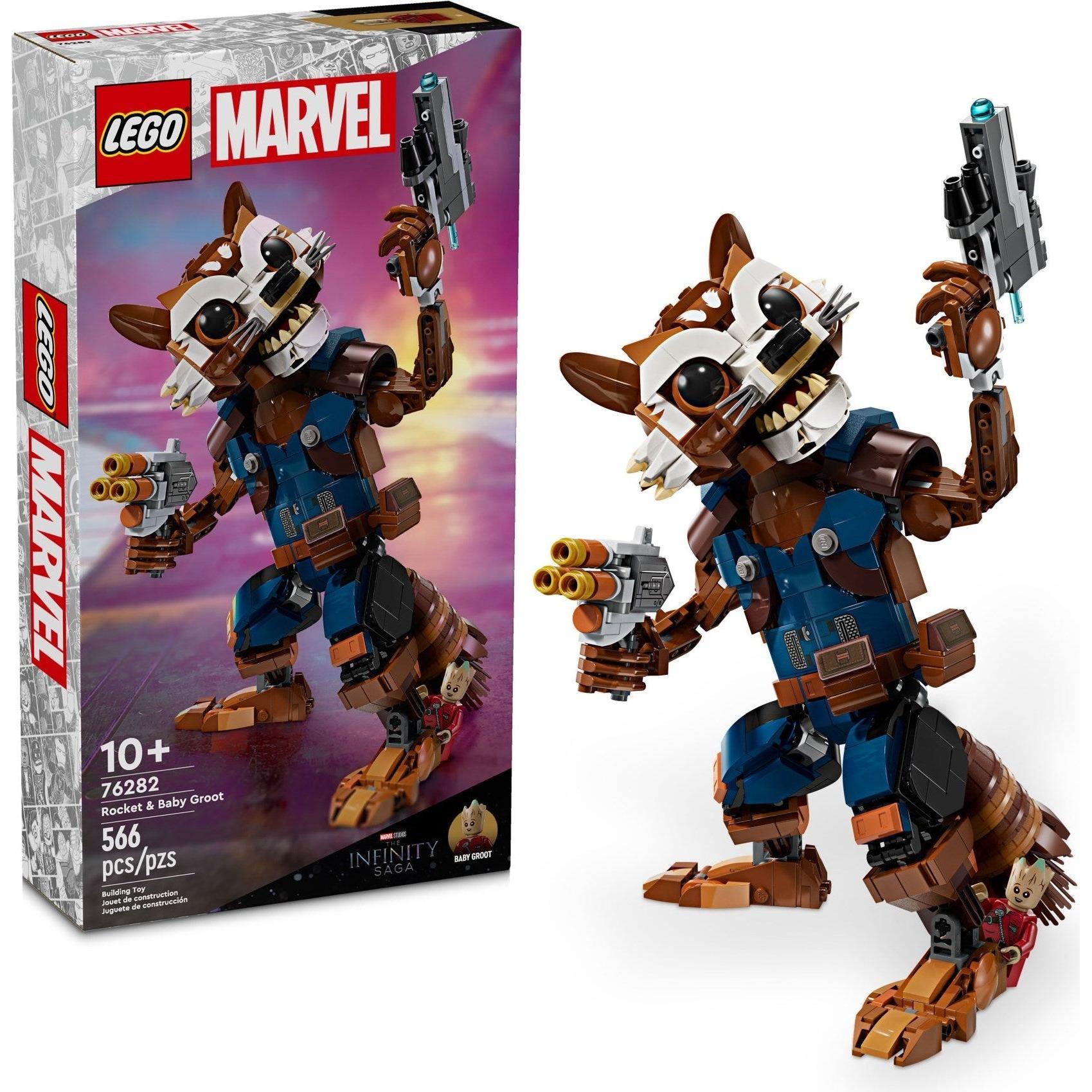 Fusée et bébé Groot | Super-héros Marvel | 76282