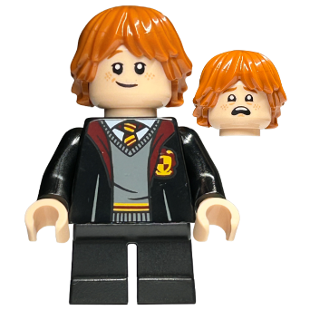 Ron Weasley - Gryffindor Robe, Sweater, Shirt and Tie, Black Short Legs | hp283