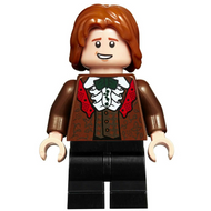 Ron Weasley - Reddish Brown Suit, Shirt with Ruffle | hp185
