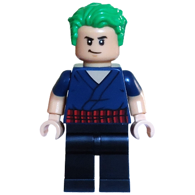 Roronoa Zoro - Chemise bleu foncé, Cheveux | op006