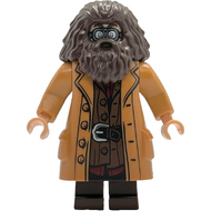 Rubeus Hagrid - Medium Nougat Topcoat with Buttons, Goggles | hp613
