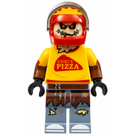 Épouvantail, tenue de livreur de pizzas | sh0332
