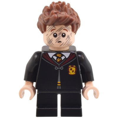 Seamus Finnigan - Gryffindor Robe Clasped, Black Short Legs | hp491