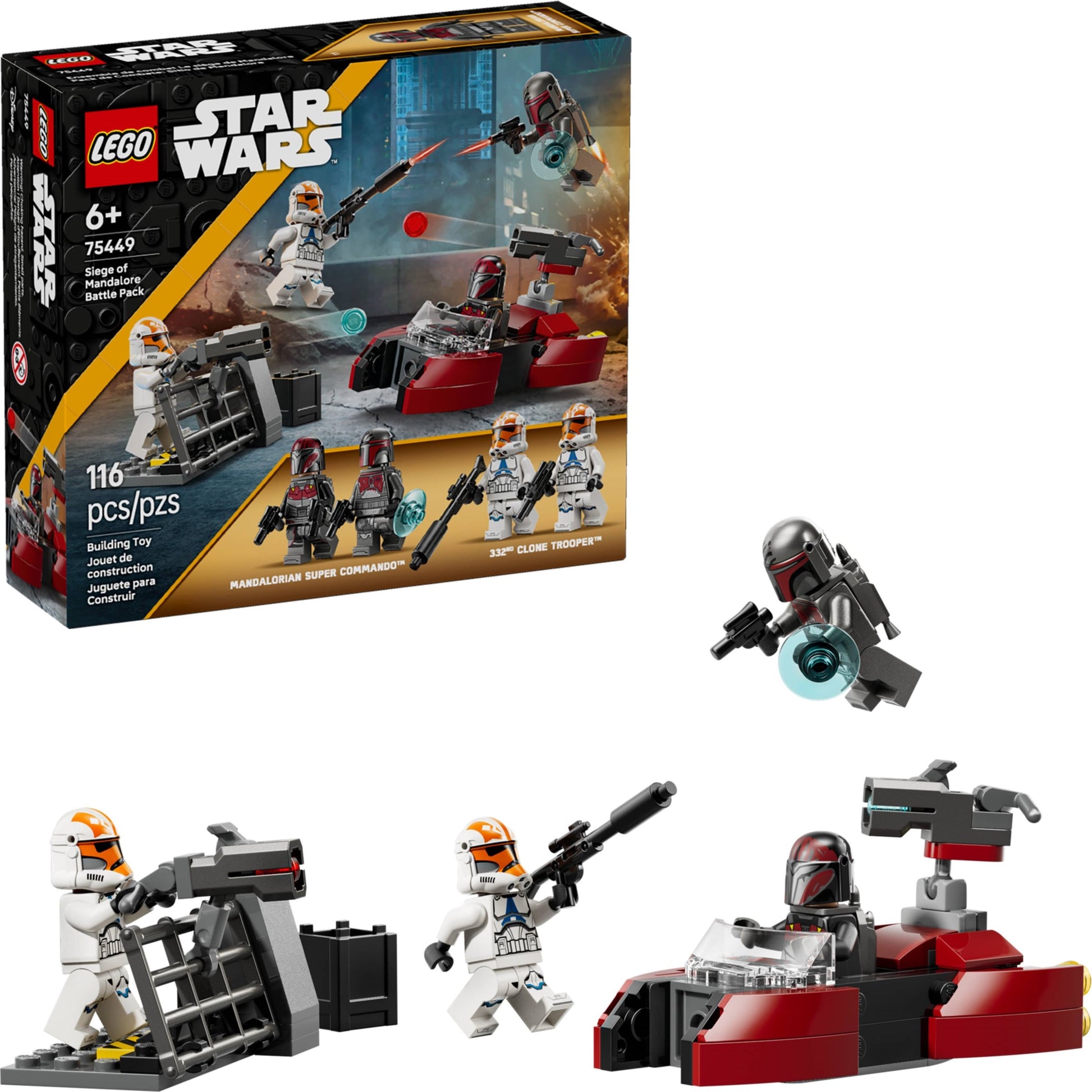 Pack de combat Siège de Mandalore | Star Wars | 75449