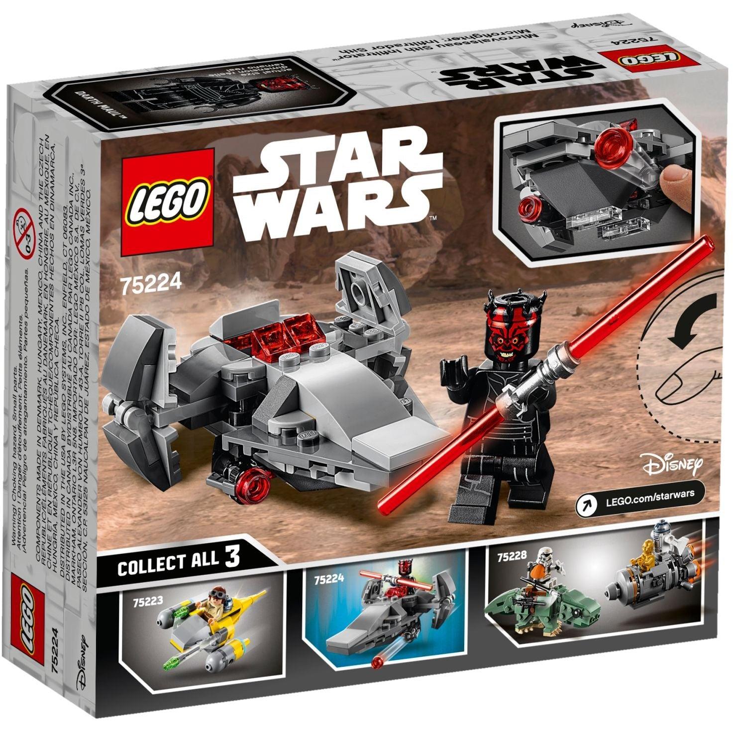 Sith Infiltrator Microfighter | Star Wars | 75224